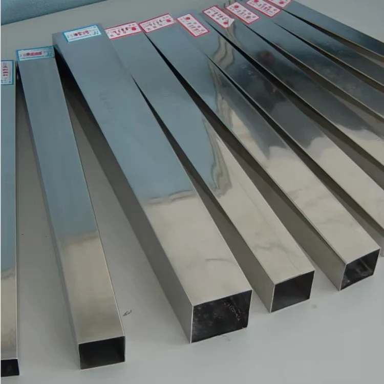 304 316L Stainless Steel Rectangular Tube BA Mirror Factory Direct Supplier