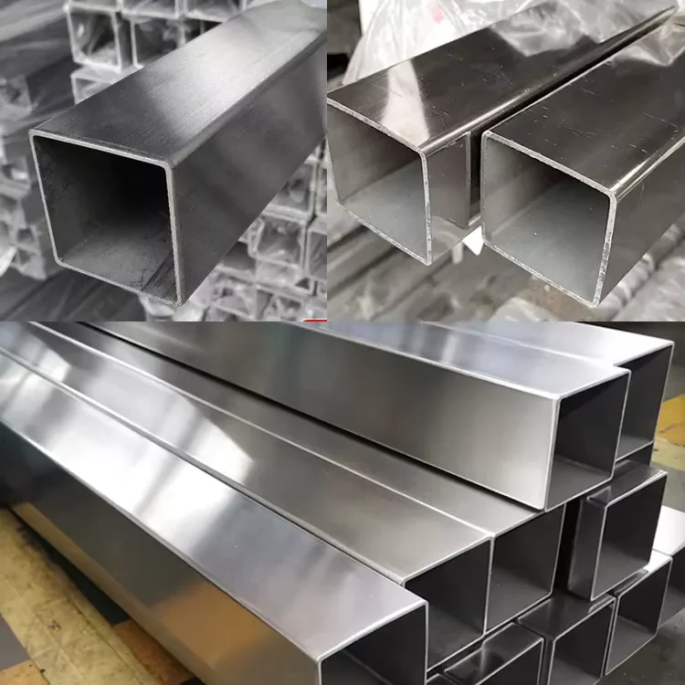 304 316L Stainless Steel Square Rectangular Tube ASTM ERW Factory Direct