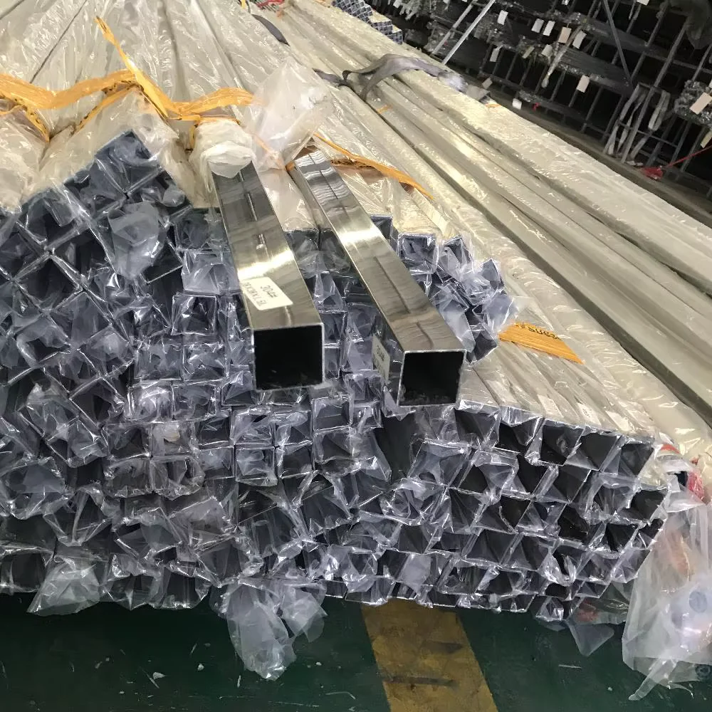 304 316L Stainless Steel Square Tube 40×40 BA Finish ERW Welded GB Standard Supplier
