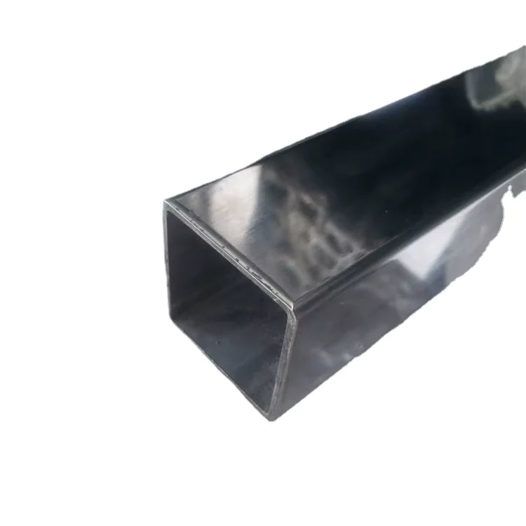 304 316L Stainless Steel Square Tube 40×40 BA Finish ERW Welded GB Standard Supplier