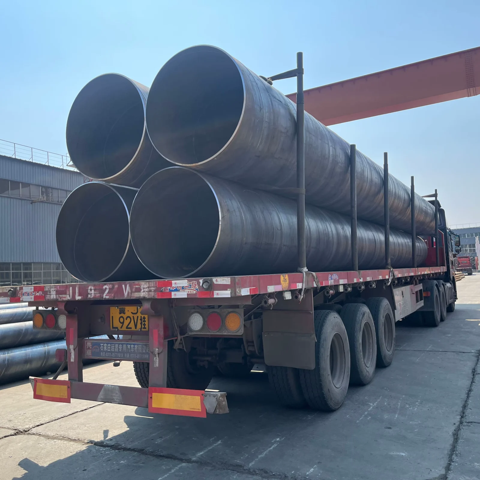 API 5L ASTM A252 SSAW Spiral Welded Steel Pipe OD 219-4200mm Supplier