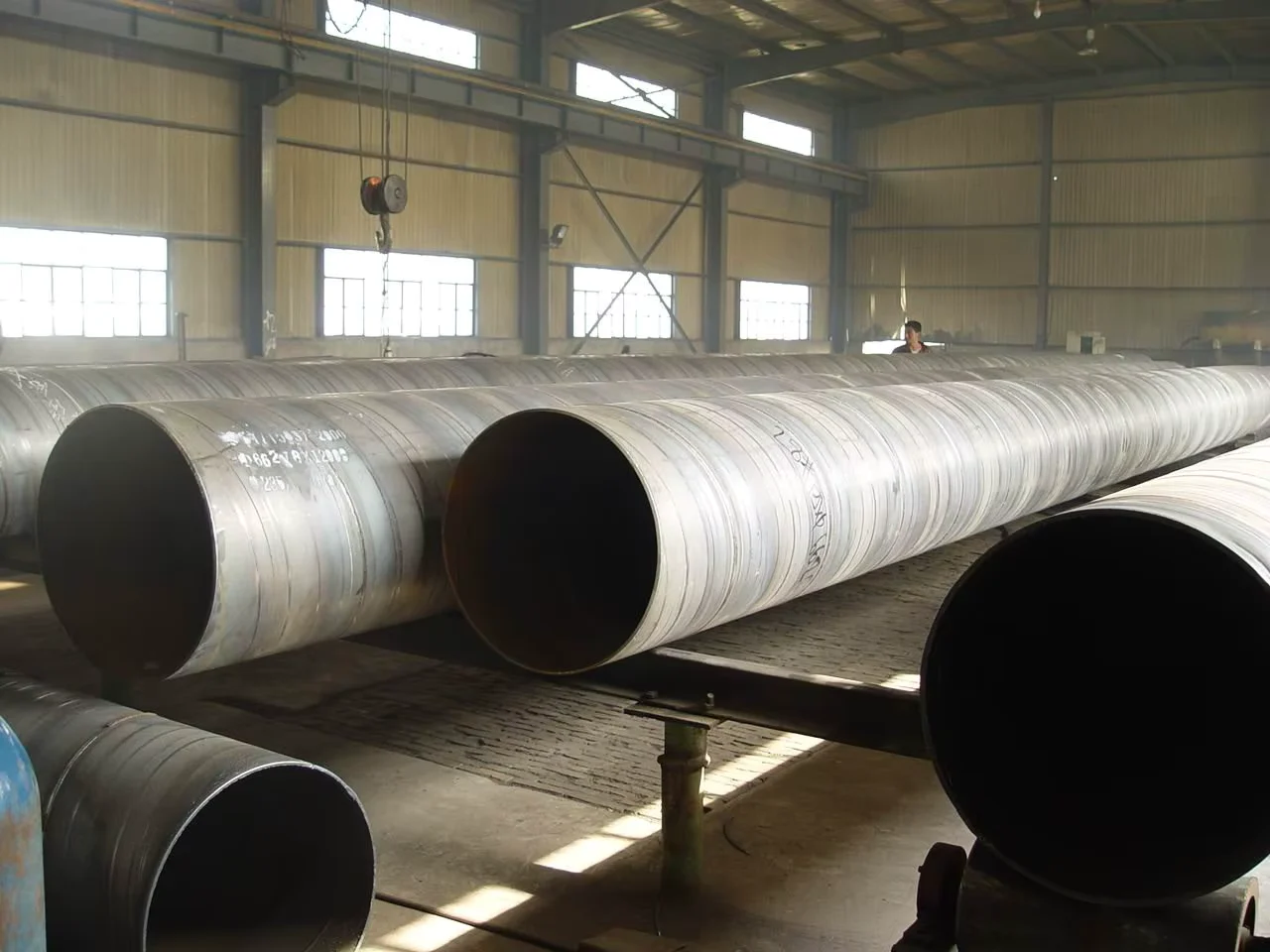 API 5L Gr.B-X70 SSAW Steel Pipe OD 219-3048mm Factory Direct Supplier