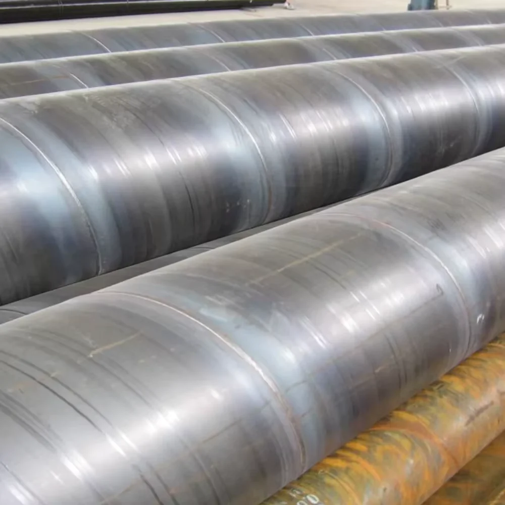 API 5L X42 X52 X60 SSAW Spiral Welded Steel Pipe OD 10-1000mm Factory Supplier