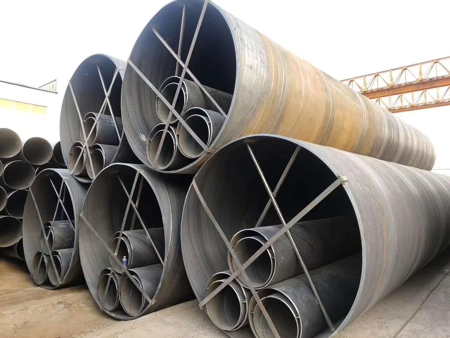 API 5L X42-X70 SSAW Spiral Steel Pipe OD 219-3048mm Factory Direct Supplier