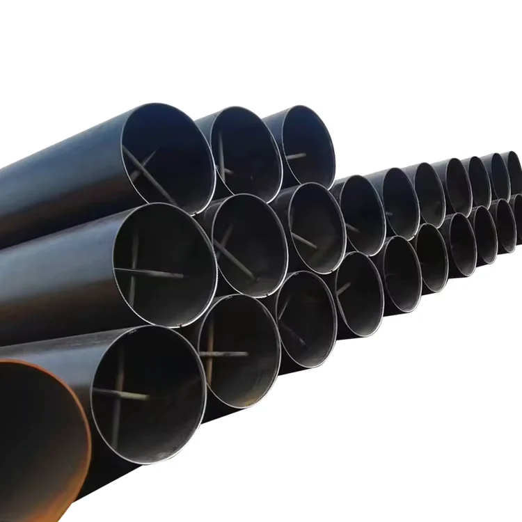 ASTM A53 ERW Carbon Steel Pipe Black Painted Factory Direct Supplier