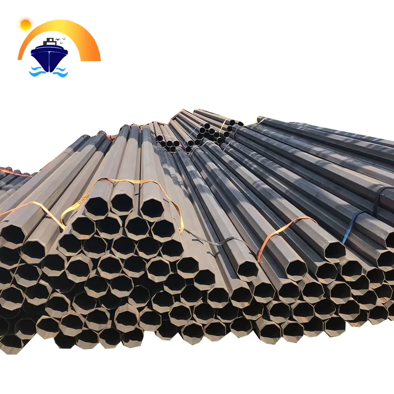 ASTM A53 ERW Carbon Steel Pipe Black Painted Factory Direct Supplier