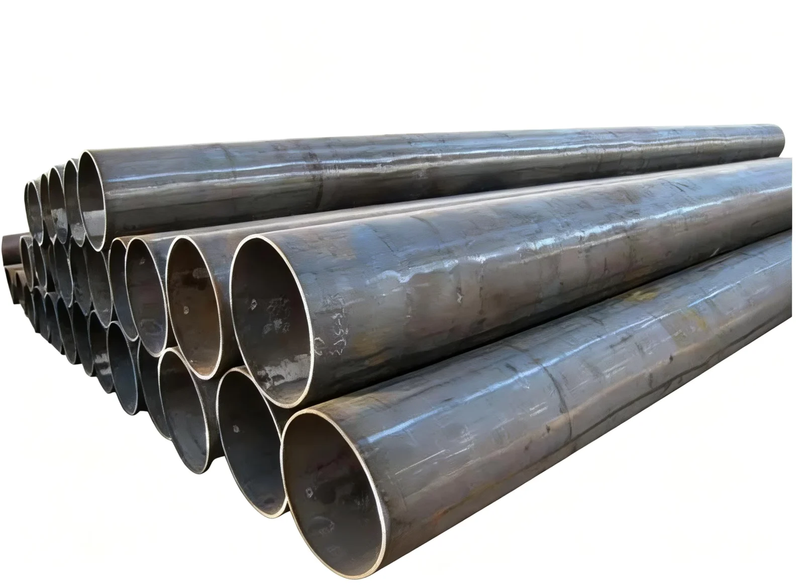 Carbon Steel ERW Round Steel Pipe GB Standard OD 21.3-1219.2mm Factory Direct