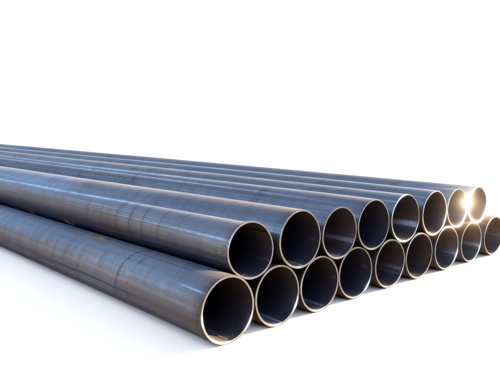 Carbon Steel ERW Round Steel Pipe GB Standard OD 21.3-1219.2mm Factory Direct