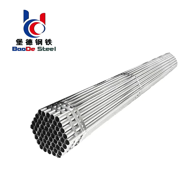 Carbon Steel Round Galvanized Pipe BS 1387 Factory Direct