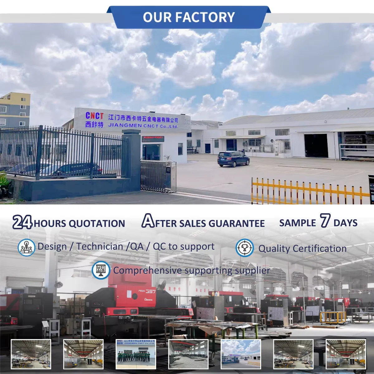 Carbon Steel Stainless Aluminum Structure Fabrication Service Factory Direct