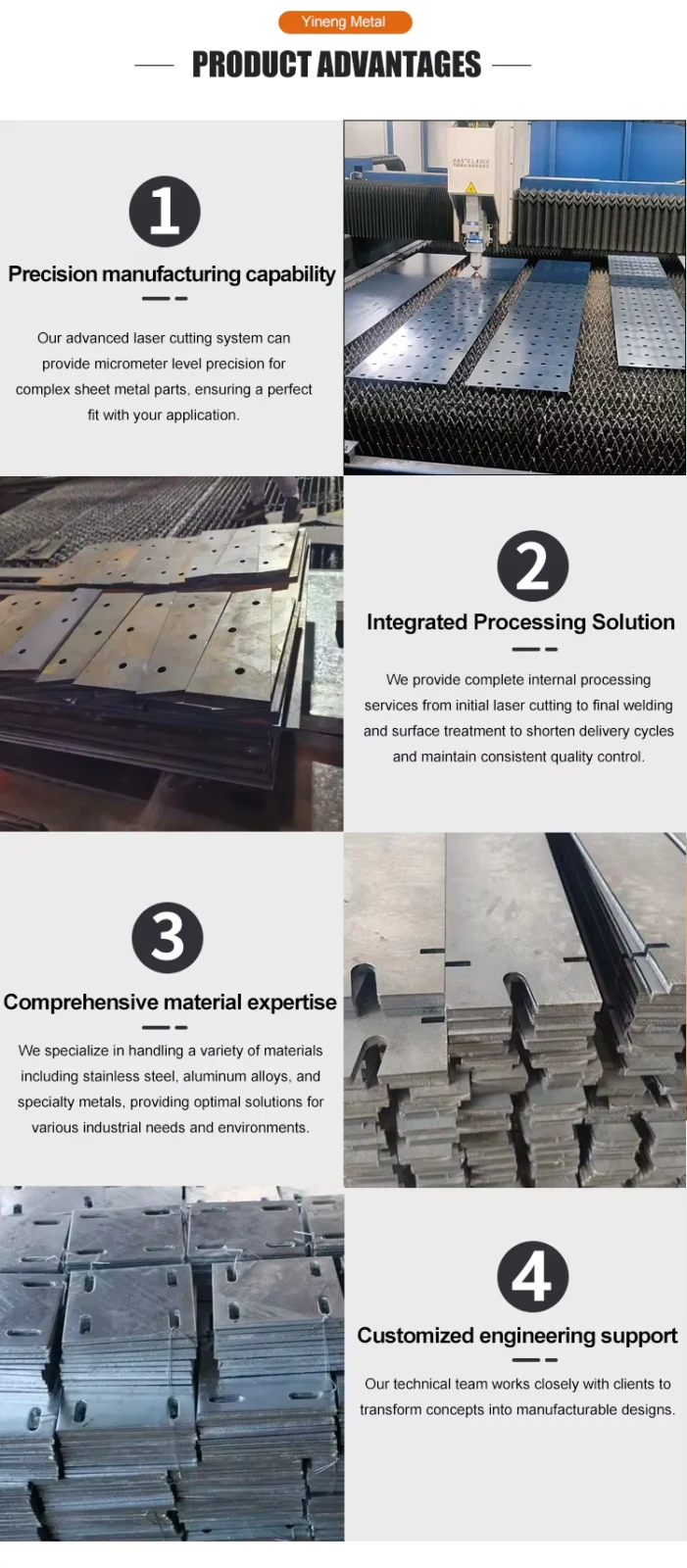 Custom Laser Cut Steel Plate Q195-Q690 Factory Direct Supplier