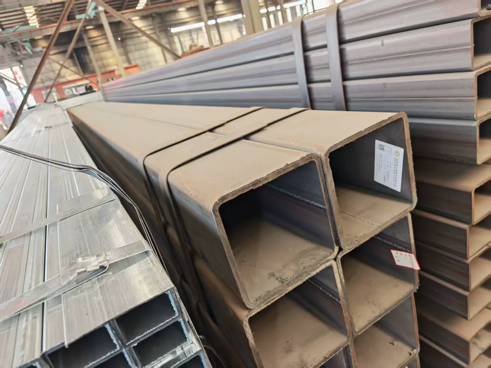 Dx51D-G550 Galvanized Square Rectangular Steel Tube ASTM Z30-Z40 Factory Direct