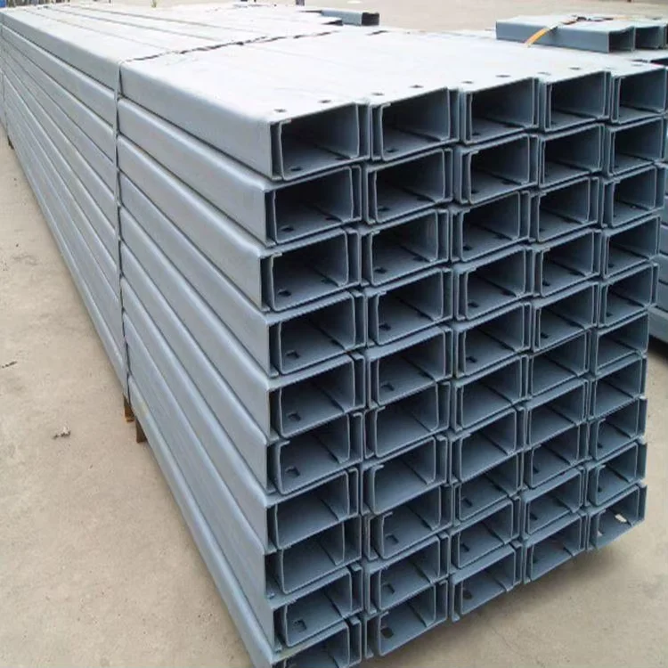 DX51D S235JR ASTM A36 Galvanized C Channel Steel Factory Direct Custom Sizes