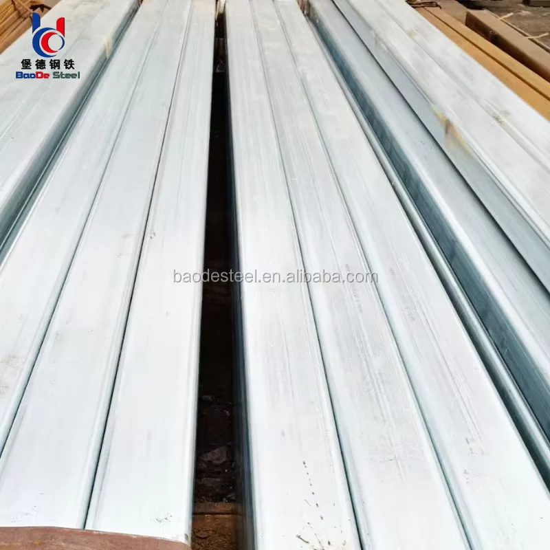 Gr.B S235 S355 Pre Galvanized Welded Rectangular Steel Tube Supplier