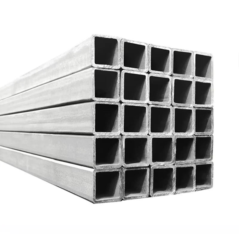 Q195 Q235 Q345 Galvanized Square Rectangular Steel Tube Factory Direct Supplier
