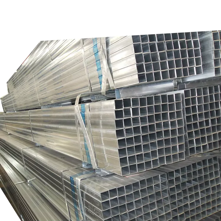Q195-Q345 Galvanized Square Rectangular Steel Tube Factory Direct Supplier