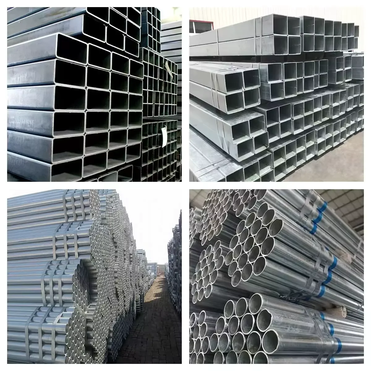 Q195-Q345 Galvanized Square Steel Tube 40x40mm Factory Direct Supplier