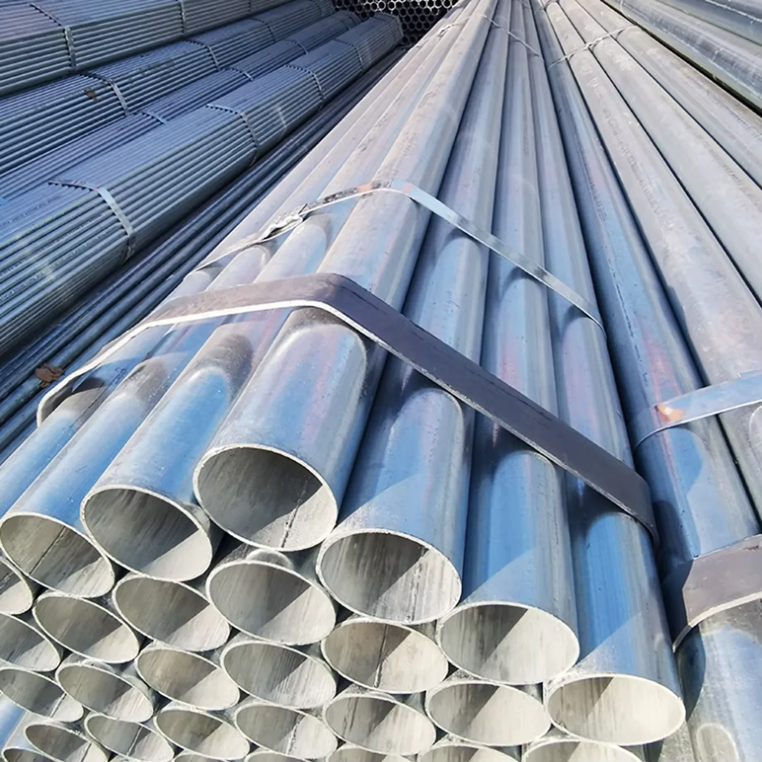 Q195-Q345 Galvanized Steel Pipe OD 20-508mm Factory Direct Supplier