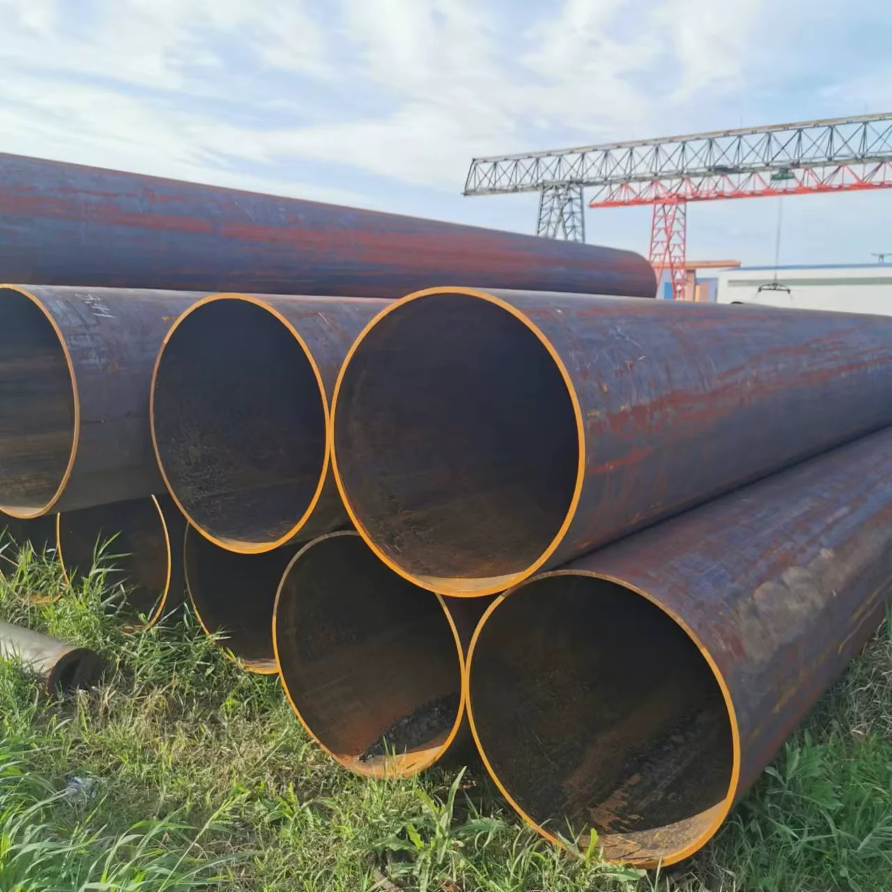 Q235 ERW Round Steel Pipe OD 20-200mm Factory Direct Supplier