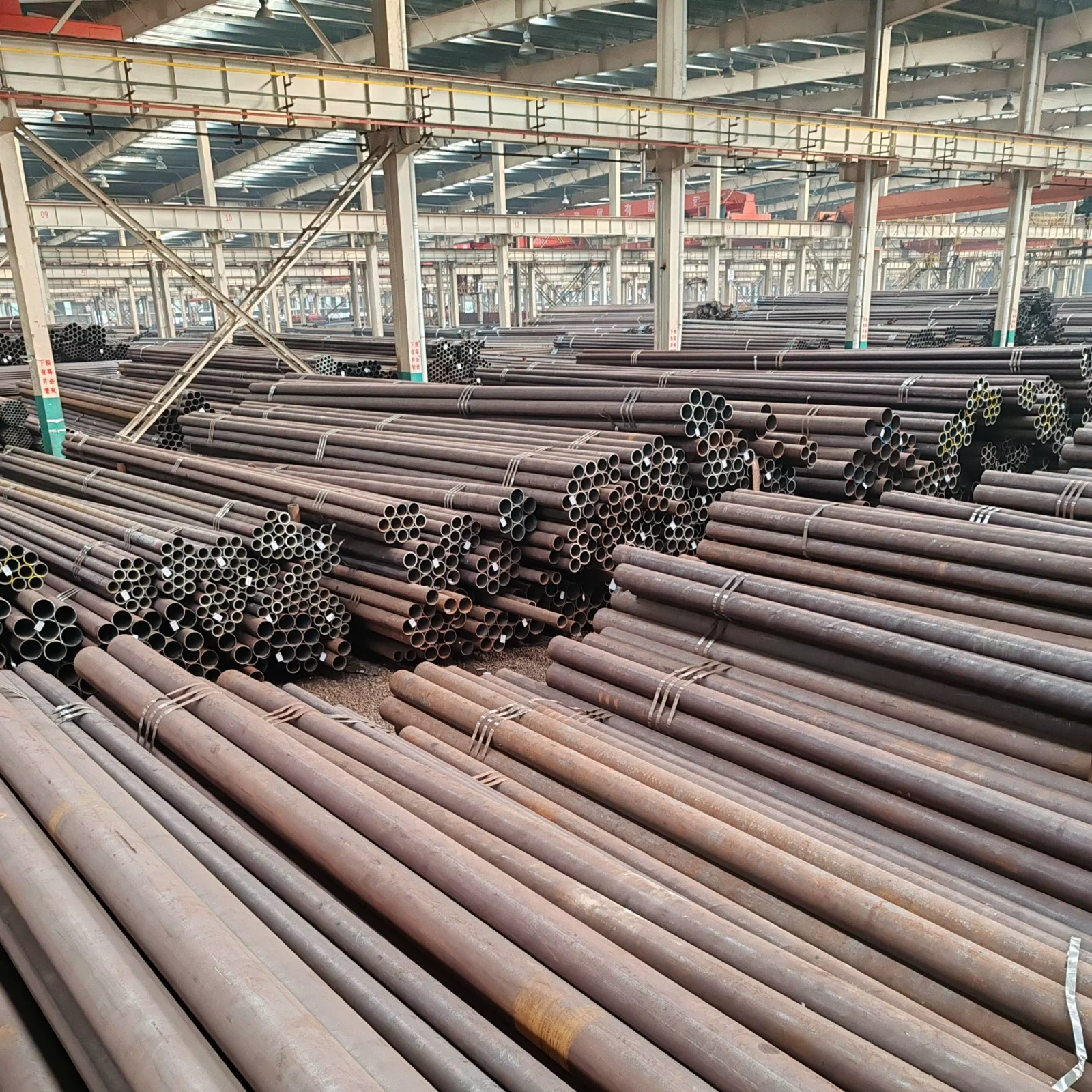 Q235 ERW Round Steel Pipe Q195-Q345 S235-S355 Custom Sizes Factory Direct Supplier
