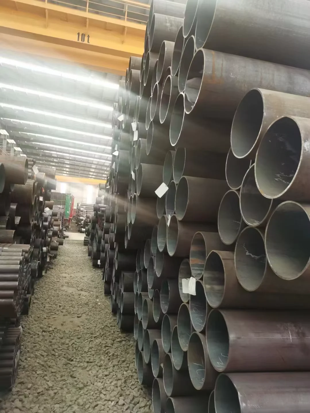 Q235 ERW Round Steel Pipe Q195-Q345 S235-S355 Custom Sizes Factory Direct Supplier
