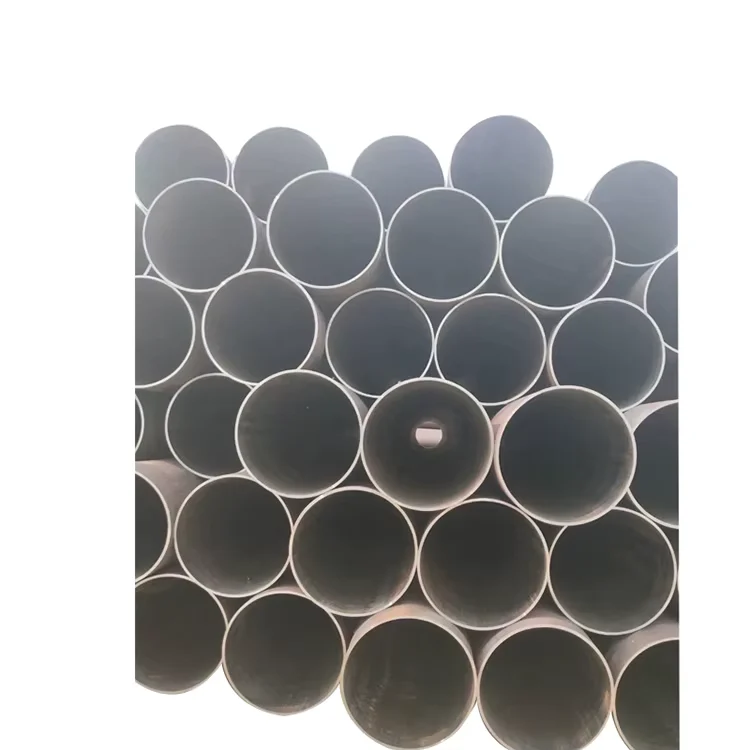 Q235 ERW Welded Steel Pipe BS Standard Black Painted Factory Direct Supplier