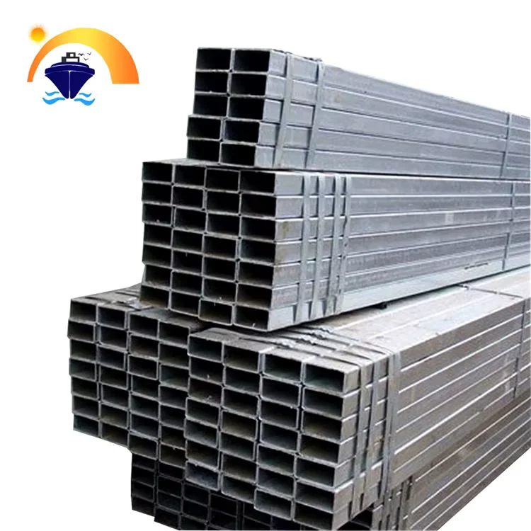 Q235 Galvanized ERW Square Rectangular Steel Pipe Factory Direct Supplier