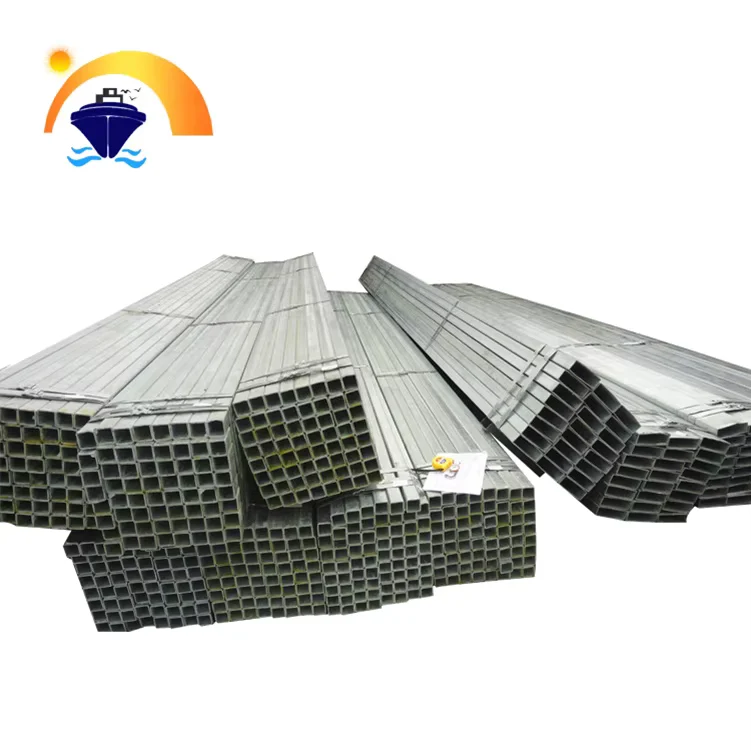 Q235 Galvanized ERW Square Rectangular Steel Pipe Factory Direct Supplier