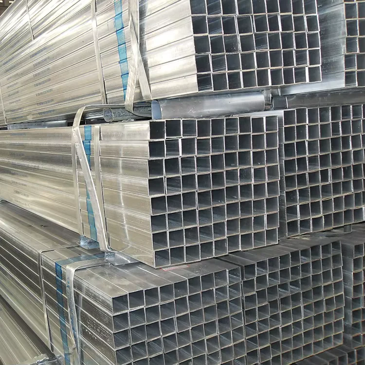 Q235 Galvanized Square Rectangular Steel Tube Factory Direct Supplier
