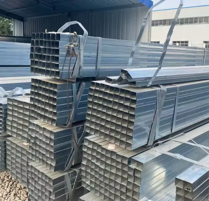 Q235 Galvanized Square Steel Tube 1.2-20mm Wall Factory Direct Supplier