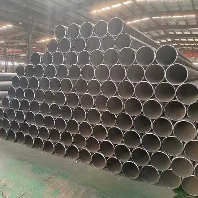 Q235 Q345 A36 ERW Welded Round Steel Pipe 6-1820mm Supplier