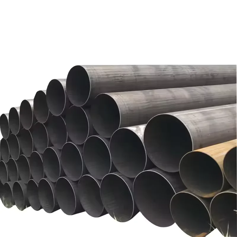 Q235 Q345 A53 A106 API 5L ERW Round Steel Pipe OD 10-1200mm Factory Direct