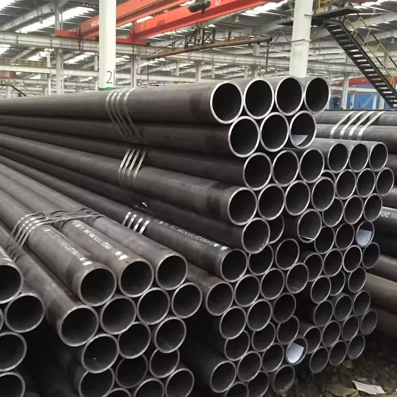 Q235 Q345 A53 A106 API 5L ERW Round Steel Pipe OD 10-1200mm Factory Direct