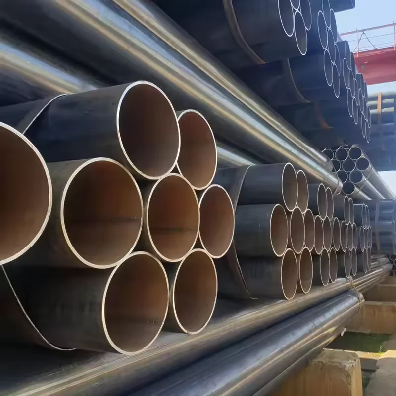 Q235 Q345 A53 A106 API 5L ERW Round Steel Pipe OD 10-1200mm Factory Direct