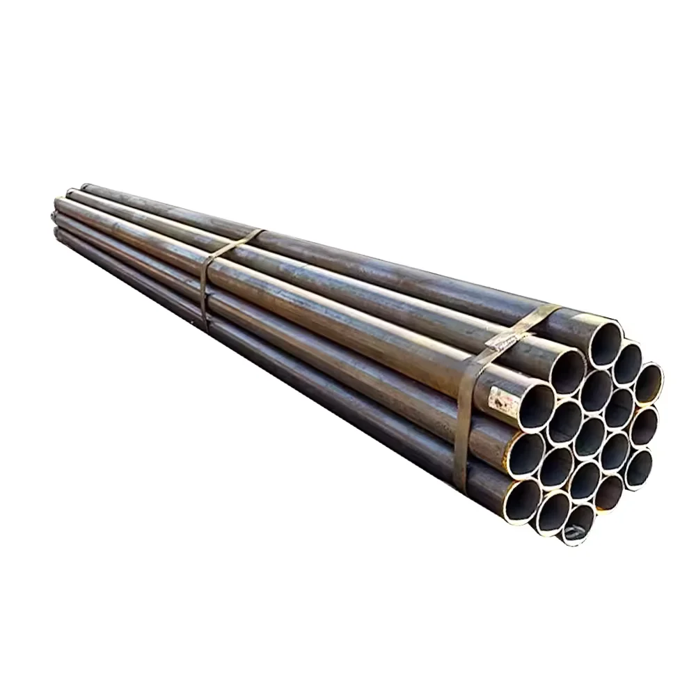 Q235 Q345 A53 A106 API 5L ERW Round Steel Pipe OD 10-1200mm Factory Direct