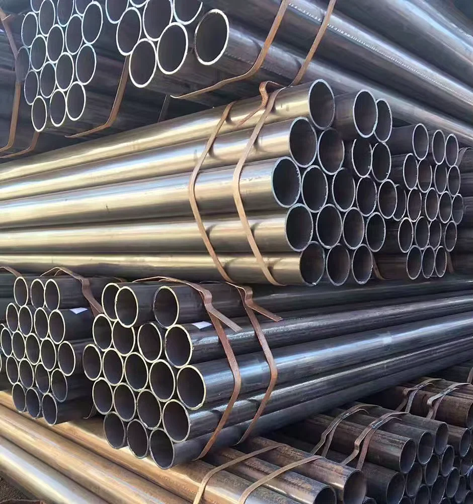 Q235 Q345 ERW Galvanized Round Steel Pipe 1/2-8in Factory Direct