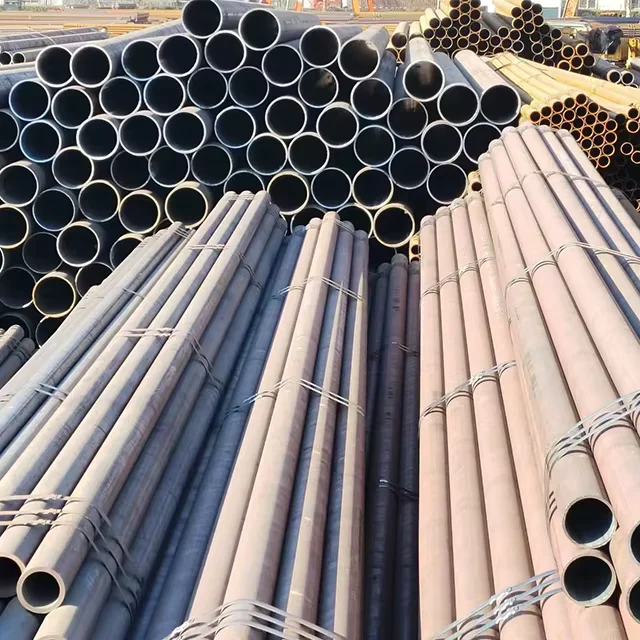 Q235 Q345 ERW Round Steel Pipe OD 10-700mm ASTM A106 A53 Factory Direct