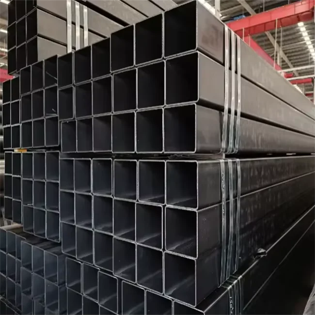 Q235 Q345 ERW Welded Square Rectangular Steel Tube Factory Direct