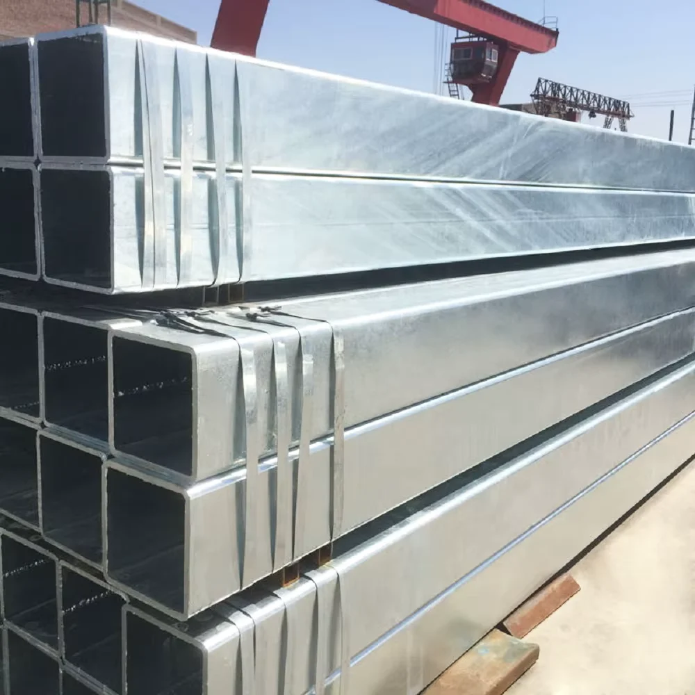 Q235 Q345 Galvanized Square Rectangular Steel Tube Factory Direct Supplier