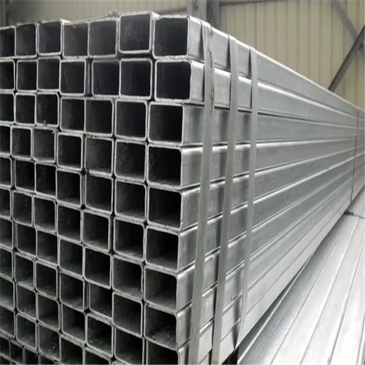 Q235 Q345 Galvanized Square Rectangular Steel Tube Factory Direct Supplier