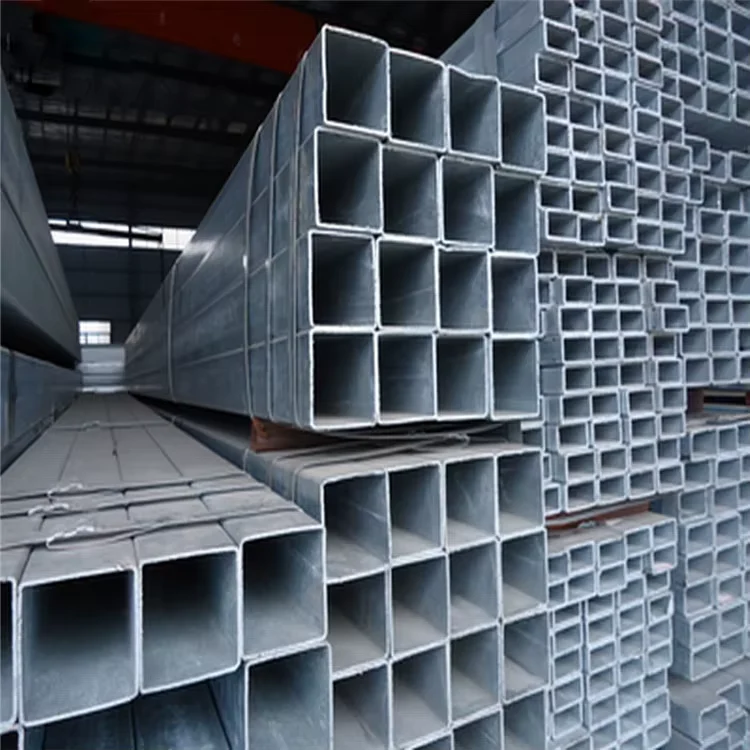 Q235 Q345 Galvanized Square Rectangular Steel Tube Factory Direct Supplier