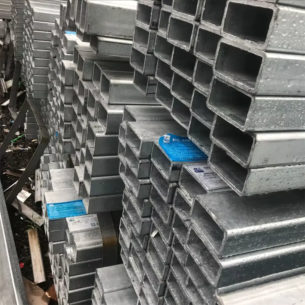 Q235 Q345 Galvanized Square Rectangular Steel Tube Factory Direct Supplier