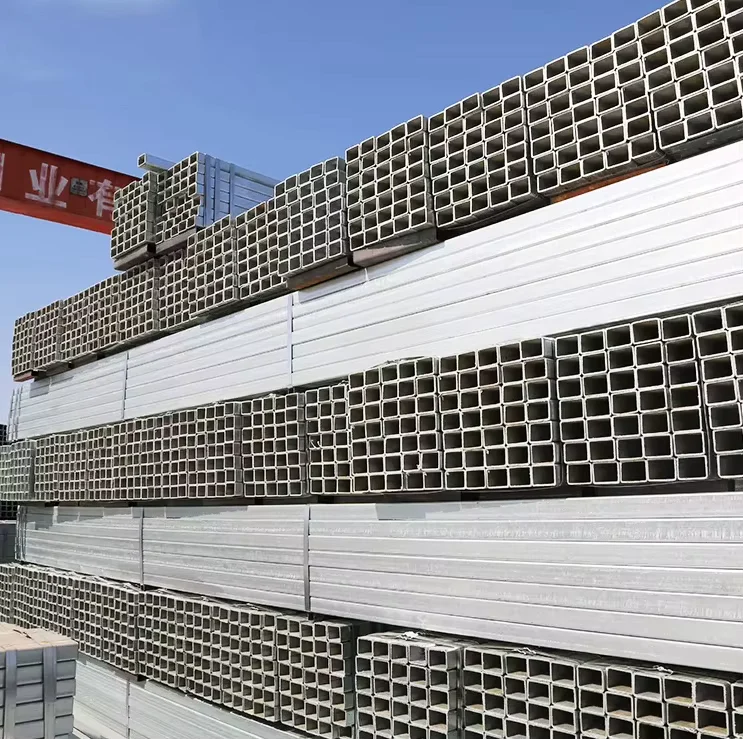 Q235 Q345 Galvanized Square Steel Tube 0.8-30mm Factory Direct Supplier
