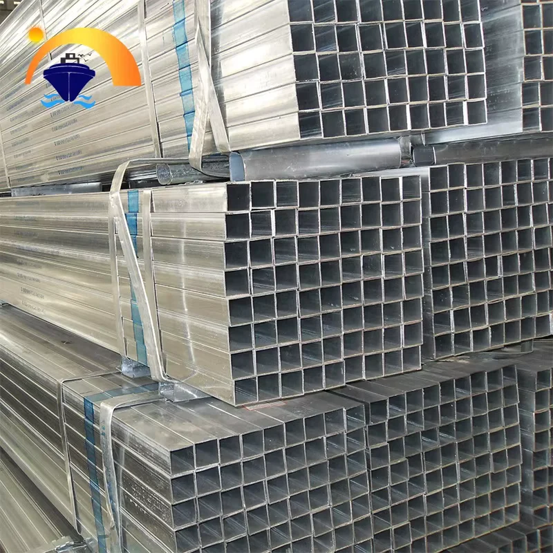 Q235 Q345 Galvanized Square Steel Tube ERW Hot-Dip Supplier
