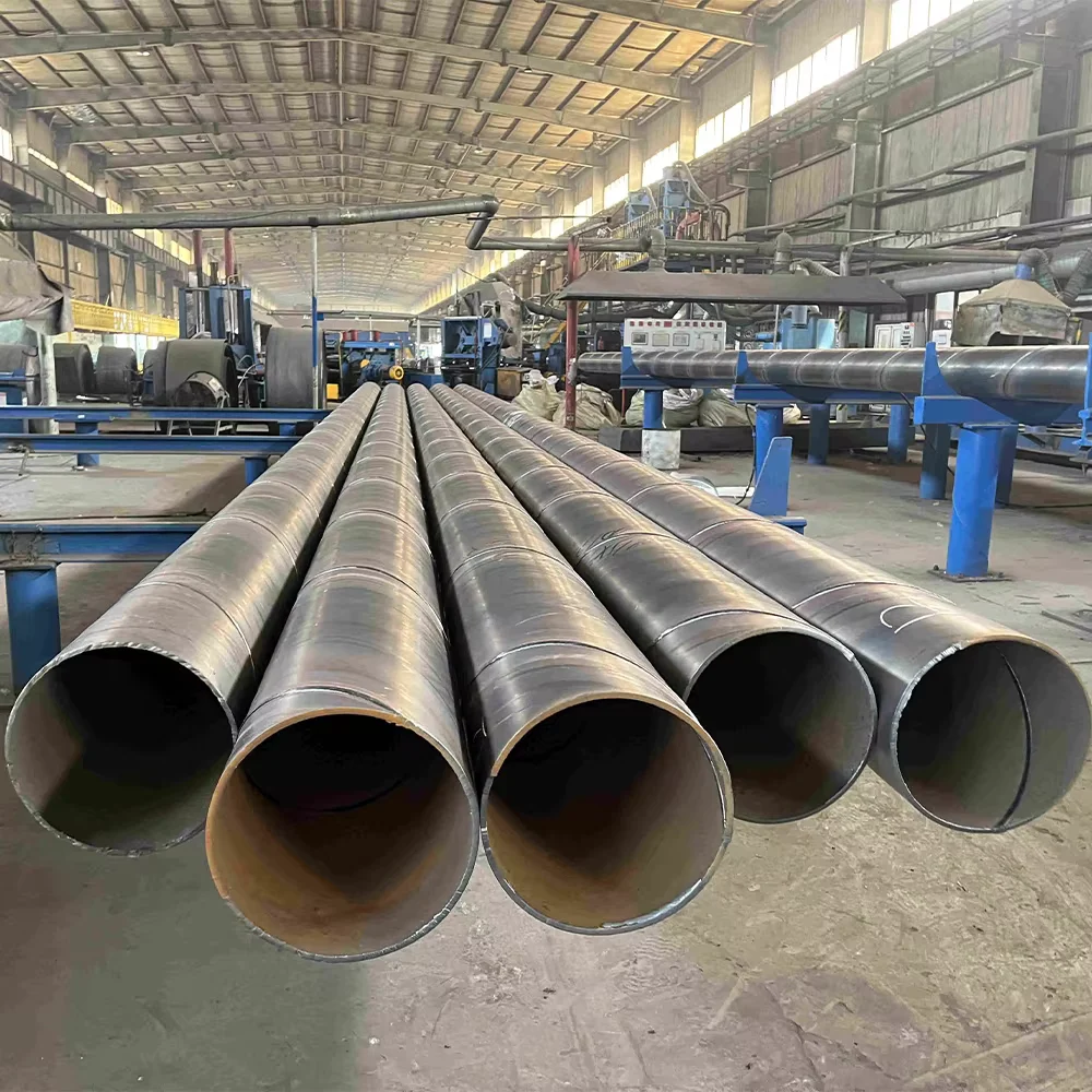 Q235 Q345 Hot-Dip Galvanized Spiral Welded Steel Pipe SSAW Supplier