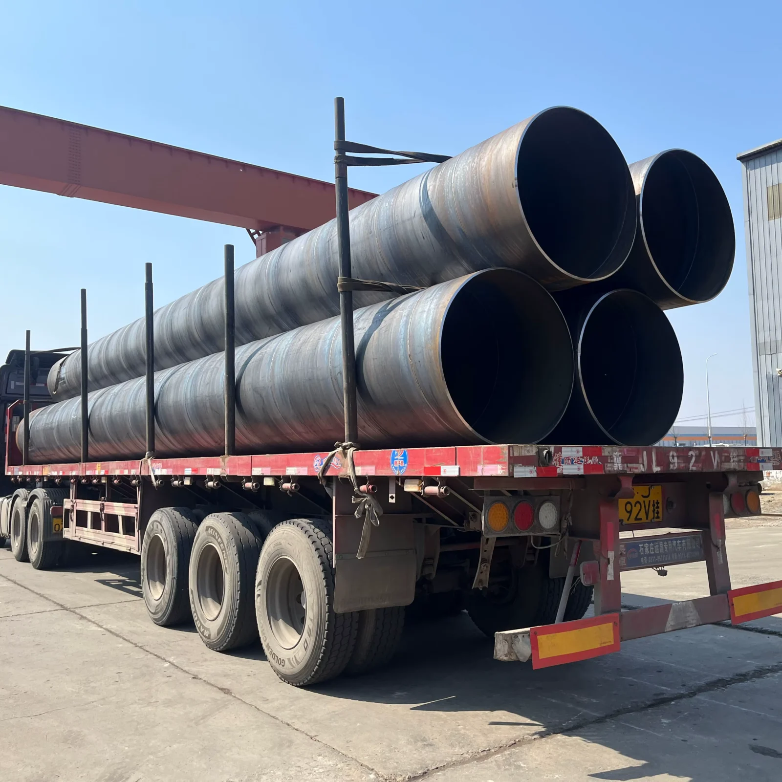 Q235 Q345 SSAW Spiral Welded Steel Pipe API 5L OD 219-4200mm Supplier