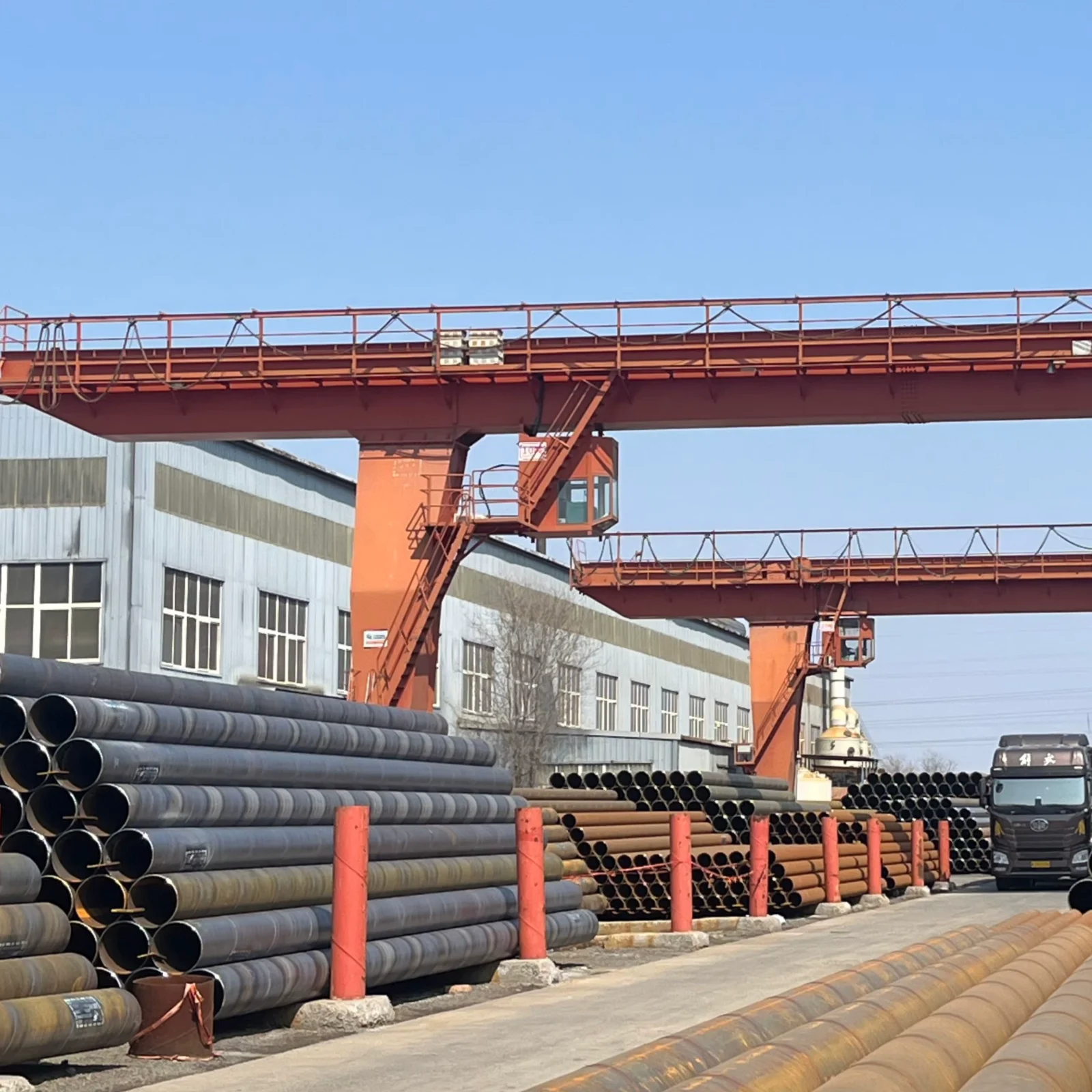 Q235 Q345 SSAW Spiral Welded Steel Pipe API 5L OD 219-4200mm Supplier
