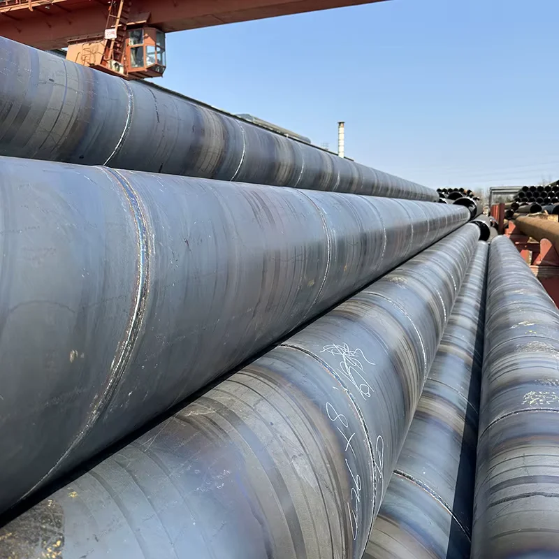 Q235 Q345 SSAW Spiral Welded Steel Pipe API 5L OD 219-4200mm Supplier