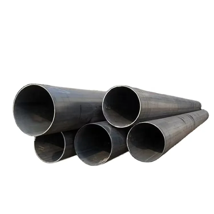 Q235 Q355 ERW Round Steel Pipe ASTM A53 Factory Direct Supplier