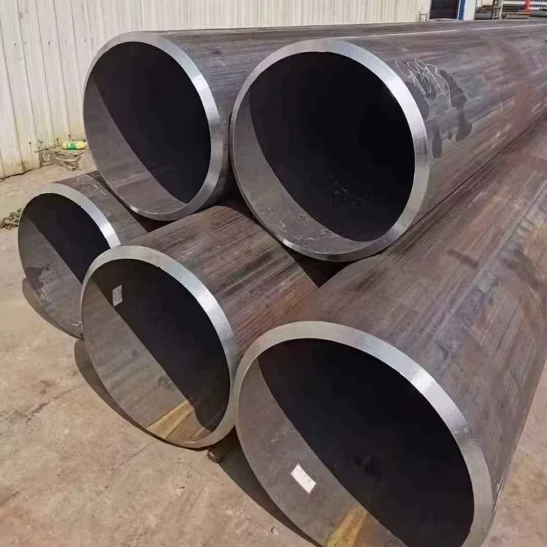Q235 Q355 Galvanized ERW Round Steel Pipe Factory Direct Supplier